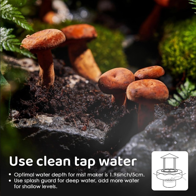 Ultrasonik buğu yapıcı Sisleyi - Terrarium Fogger Ultrasonic incelemesi ve fiyatı